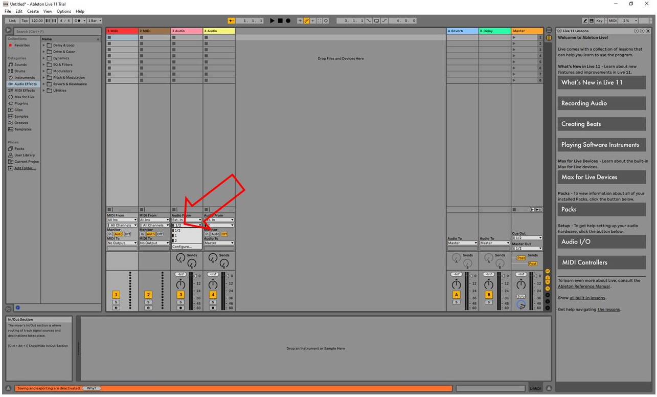 Setting up the LYRA in Ableton Live